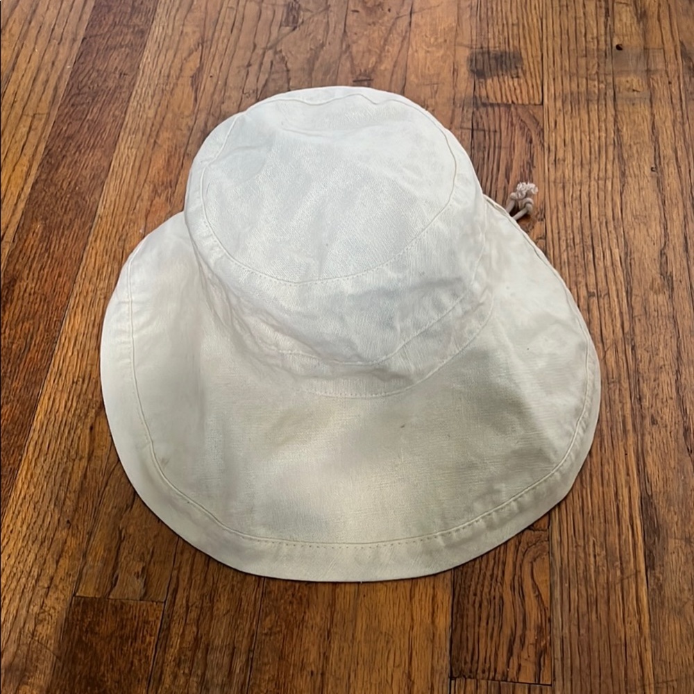 Cream Cotton Sun Hat